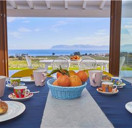 3 bedroom villa with pool, Scopello, sleeps 6